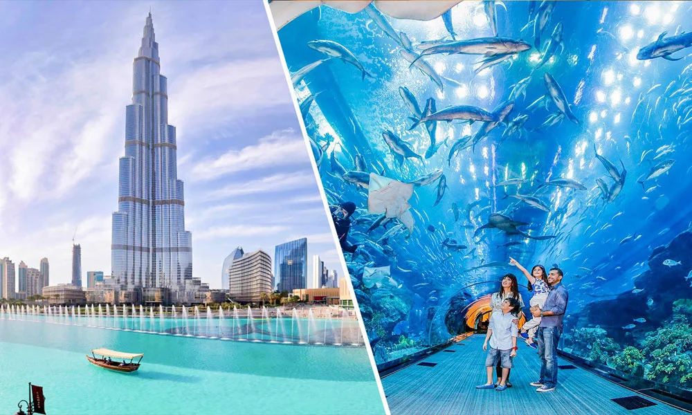 Burj Khalifa and Dubai Aquarium Combo