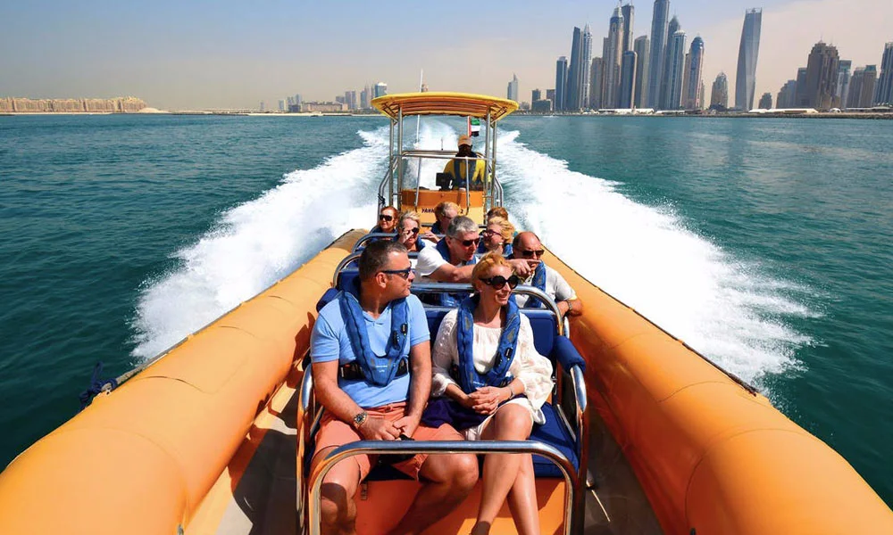 Boat Ride in Dubai to Dubai Marina & Palm Jumeirah