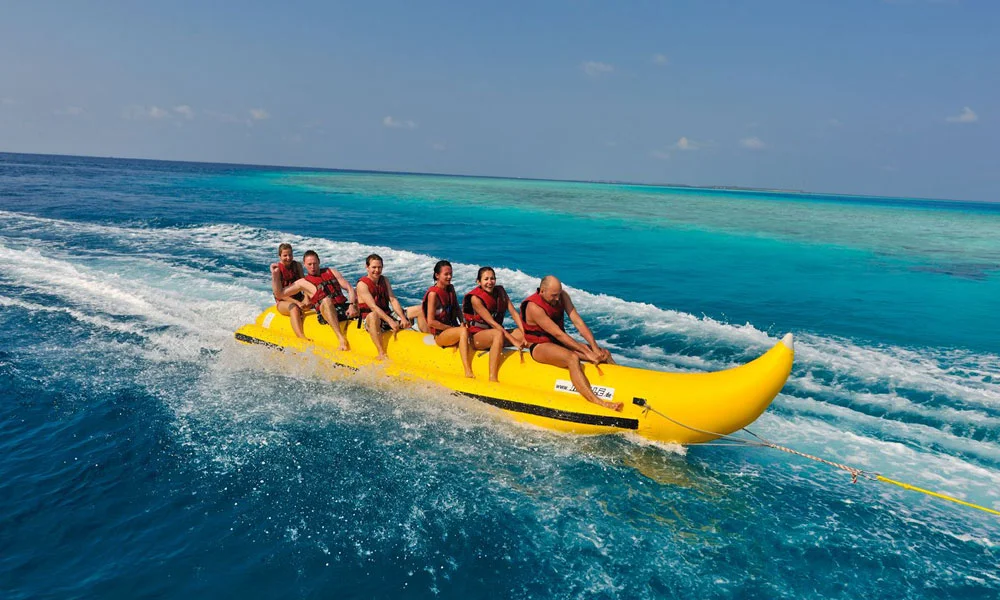 Fly Board, Banana Boat And Sailing Activity In Maldives