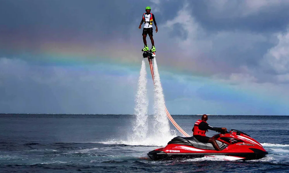 Fly Board, Banana Boat And Sailing Activity In Maldives