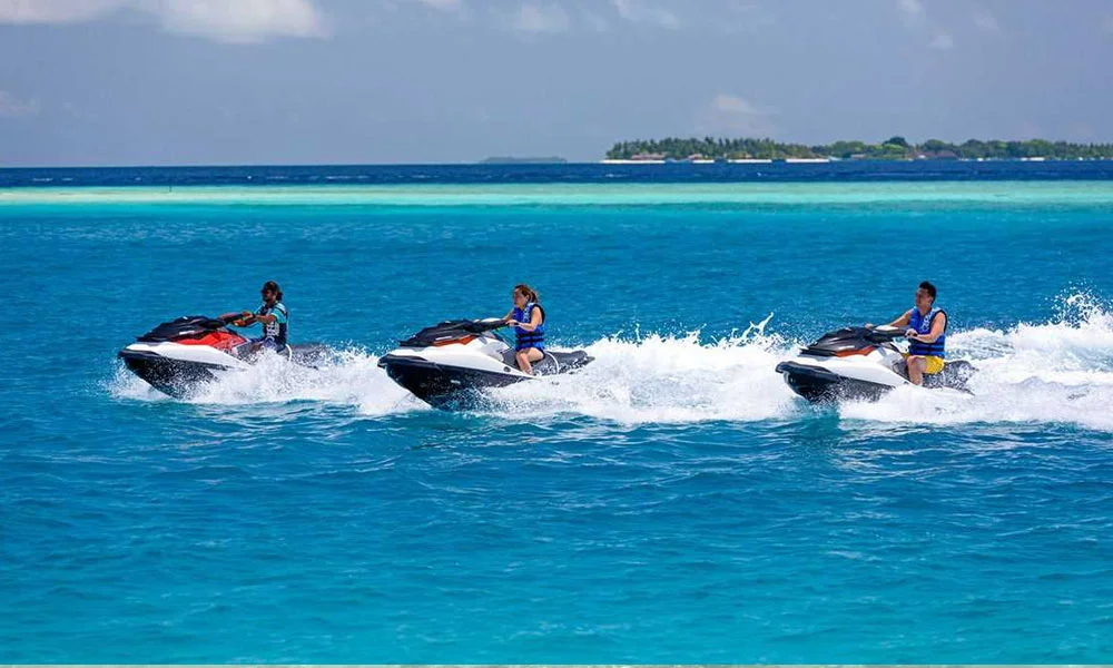 Fly Board, Banana Boat And Sailing Activity In Maldives