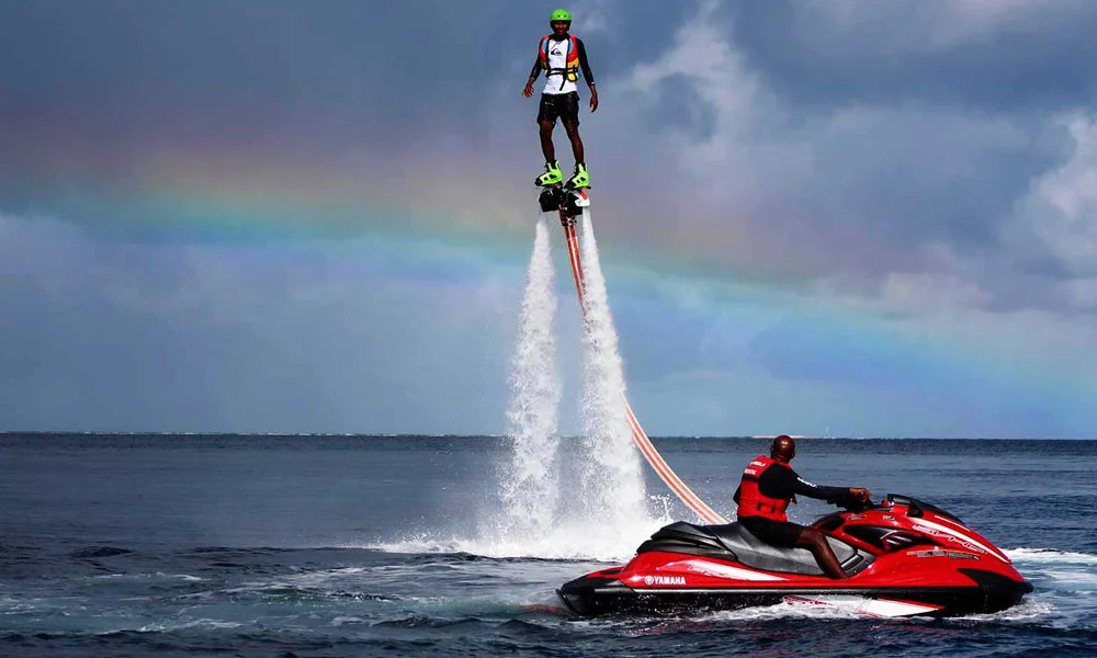 Jet Ski, Fun Tube And Sailing Activity In Maldives