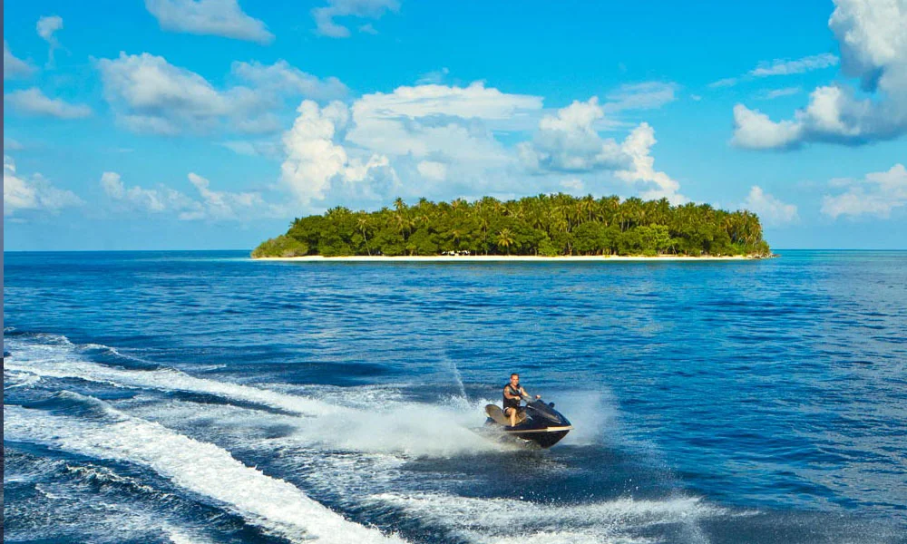 Jet Ski, Fun Tube And Sailing Activity In Maldives