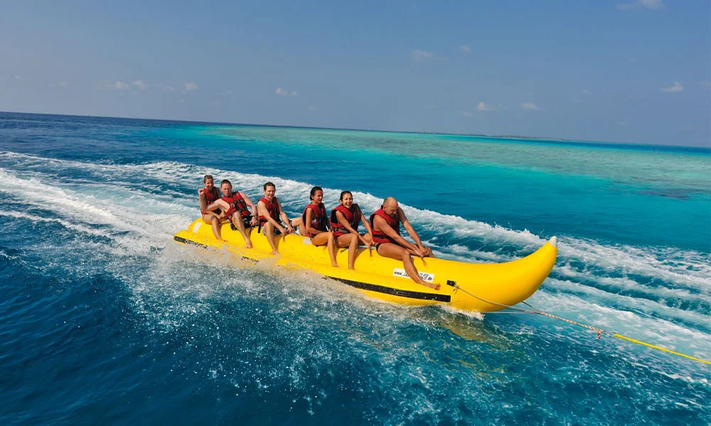 Jet Ski, Fun Tube And Sailing Activity In Maldives