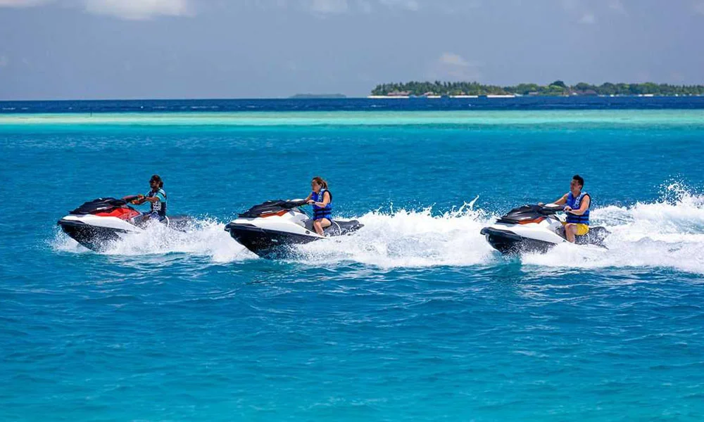 Jet Ski, Fun Tube And Sailing Activity In Maldives