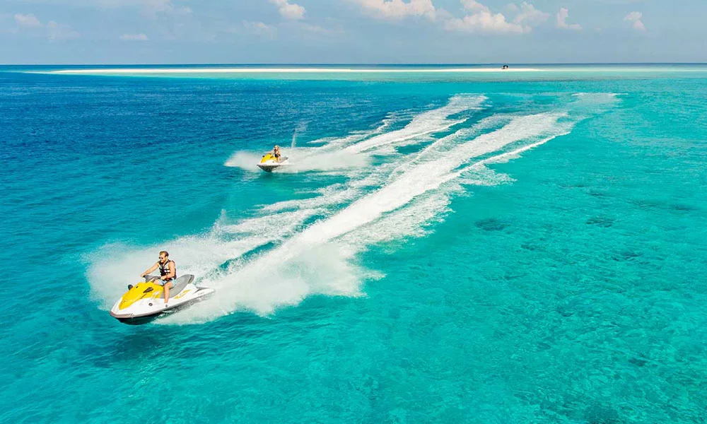 Jet Ski, Fun Tube And Sailing Activity In Maldives