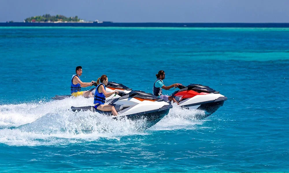 Jet Ski, Fun Tube And Sailing Activity In Maldives