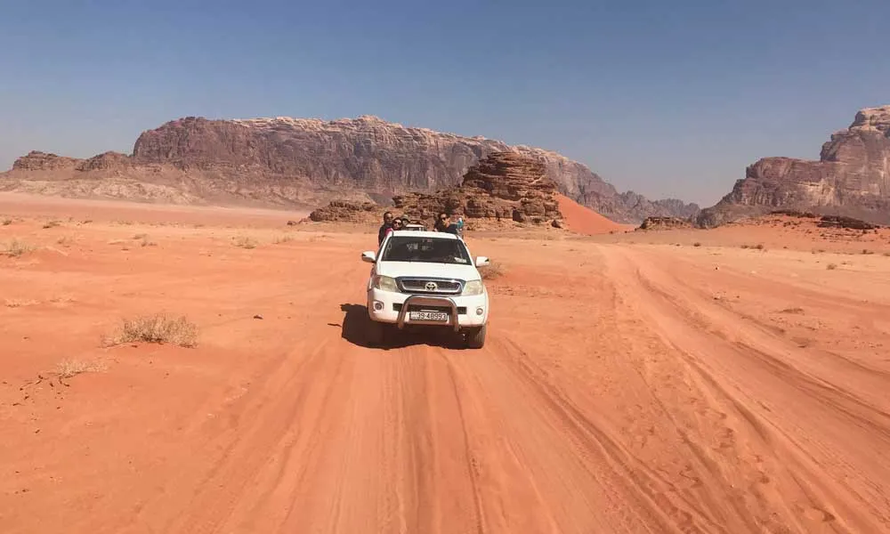 Wadi Rum Um Frouth Bridge Jeep Tour, Jordan