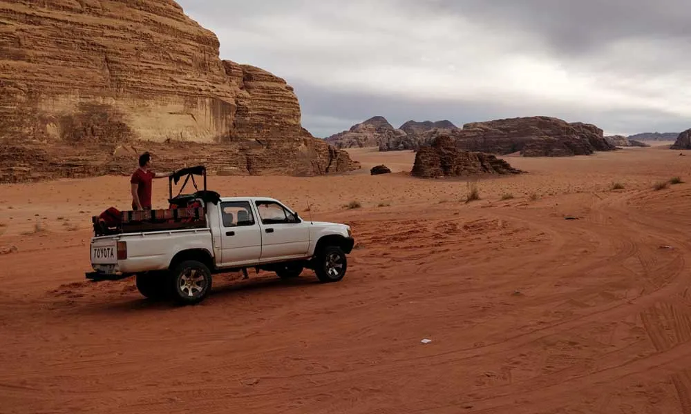 Wadi Rum Um Frouth Bridge Jeep Tour, Jordan