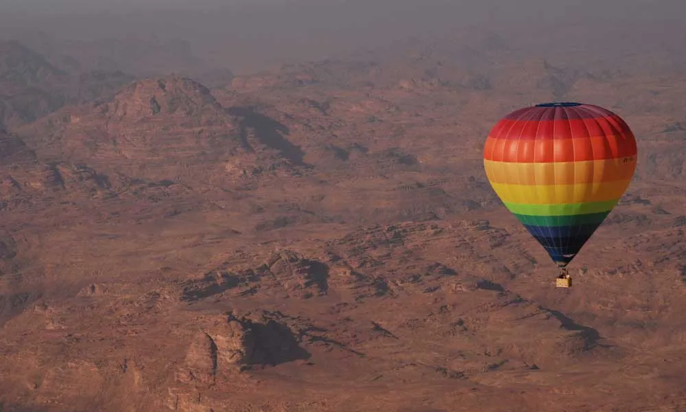 Hot Air Ballooning In Wadi Rum, Jordan
