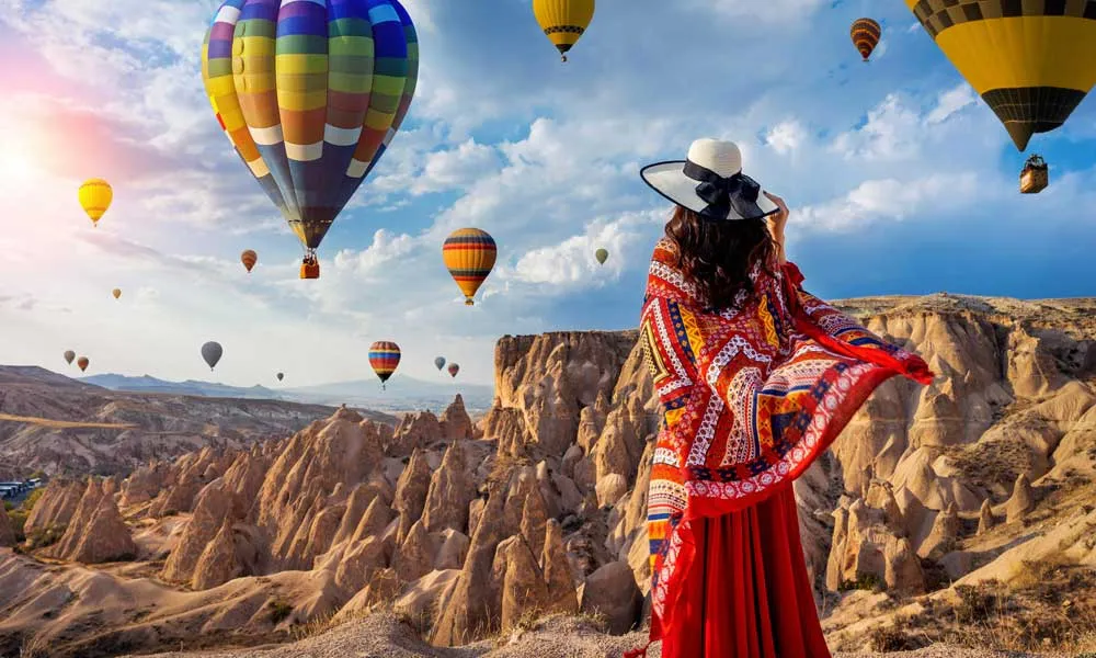 Hot Air Ballooning In Wadi Rum, Jordan