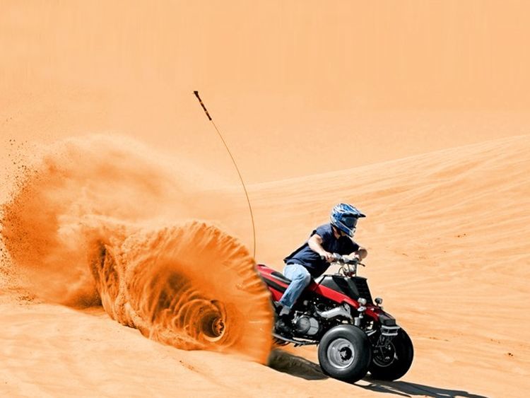 Desert Safari with 20 Min. Quad Bike (150CC) with Shared Transfers