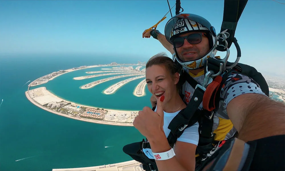 Skydive Over the Palm