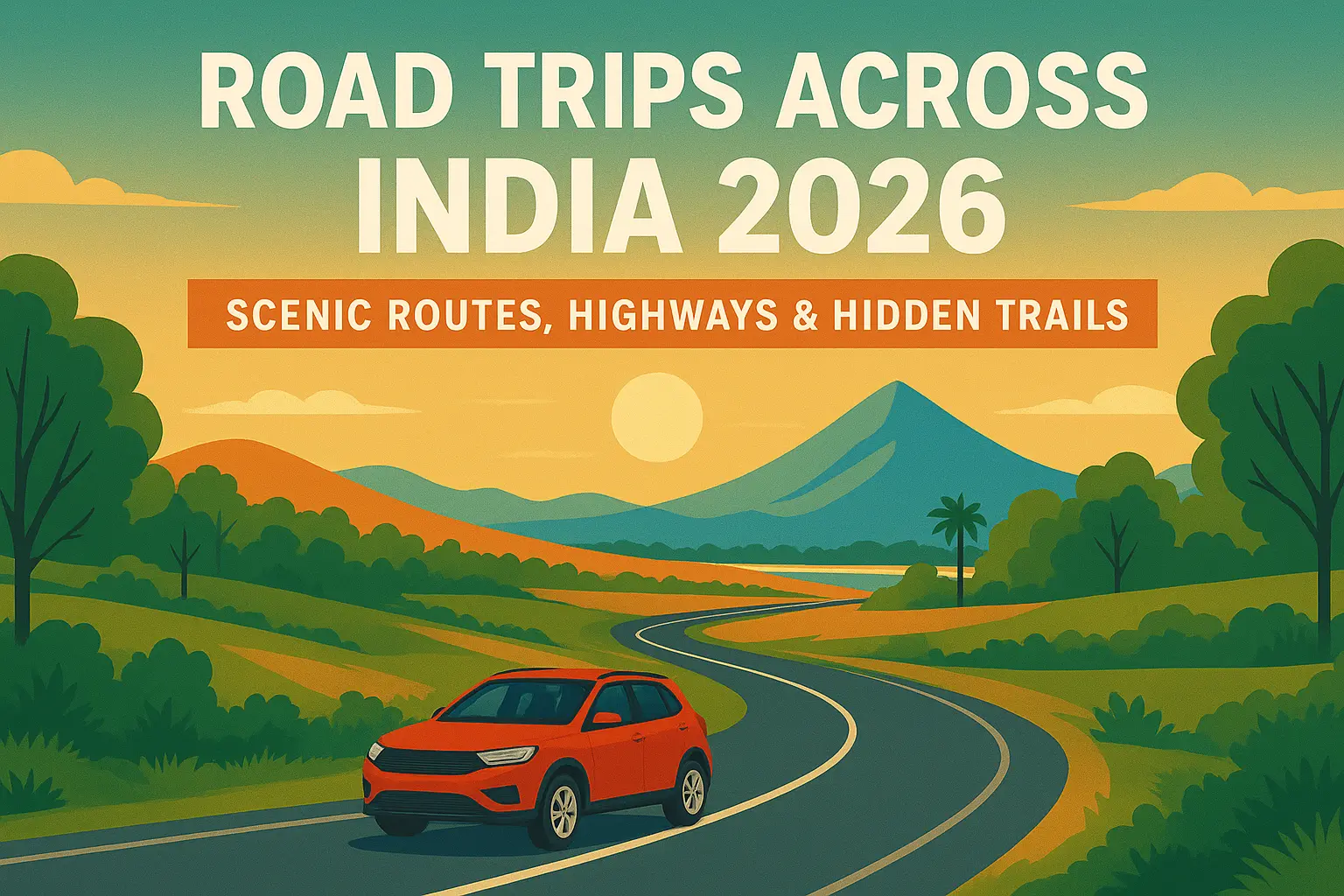 Road Trips Across India 2026 - Scenic Routes, Highways & Hidden Trails