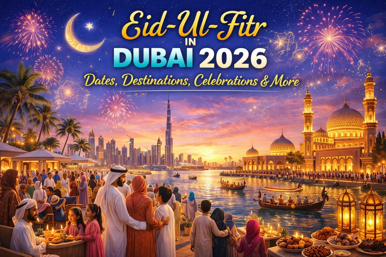Eid-Ul-Fitr in Dubai 2026: Dates, Destinations, Celebrations & More