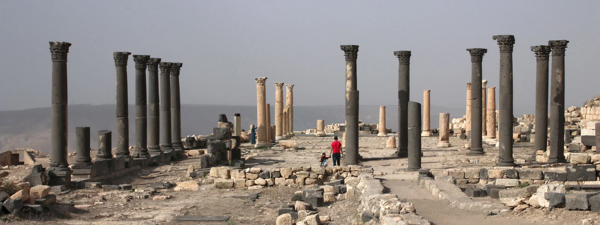 Ruins at Umm Qais in Jordan