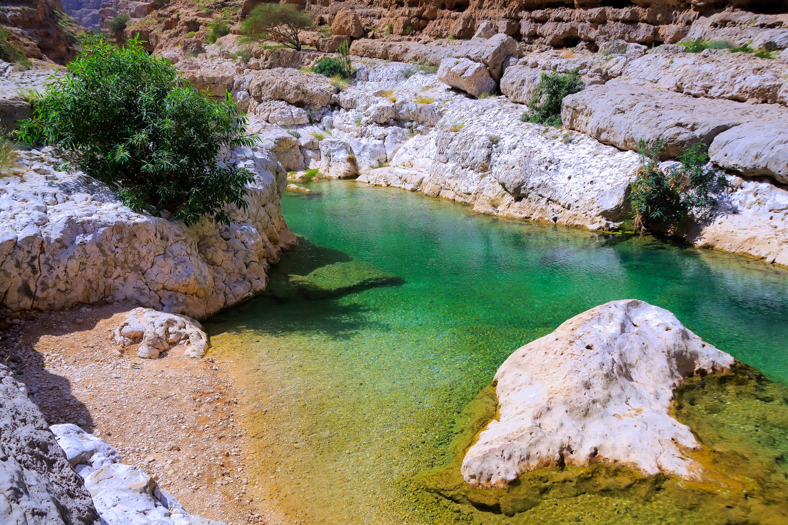 Wadi Shab in Oman
