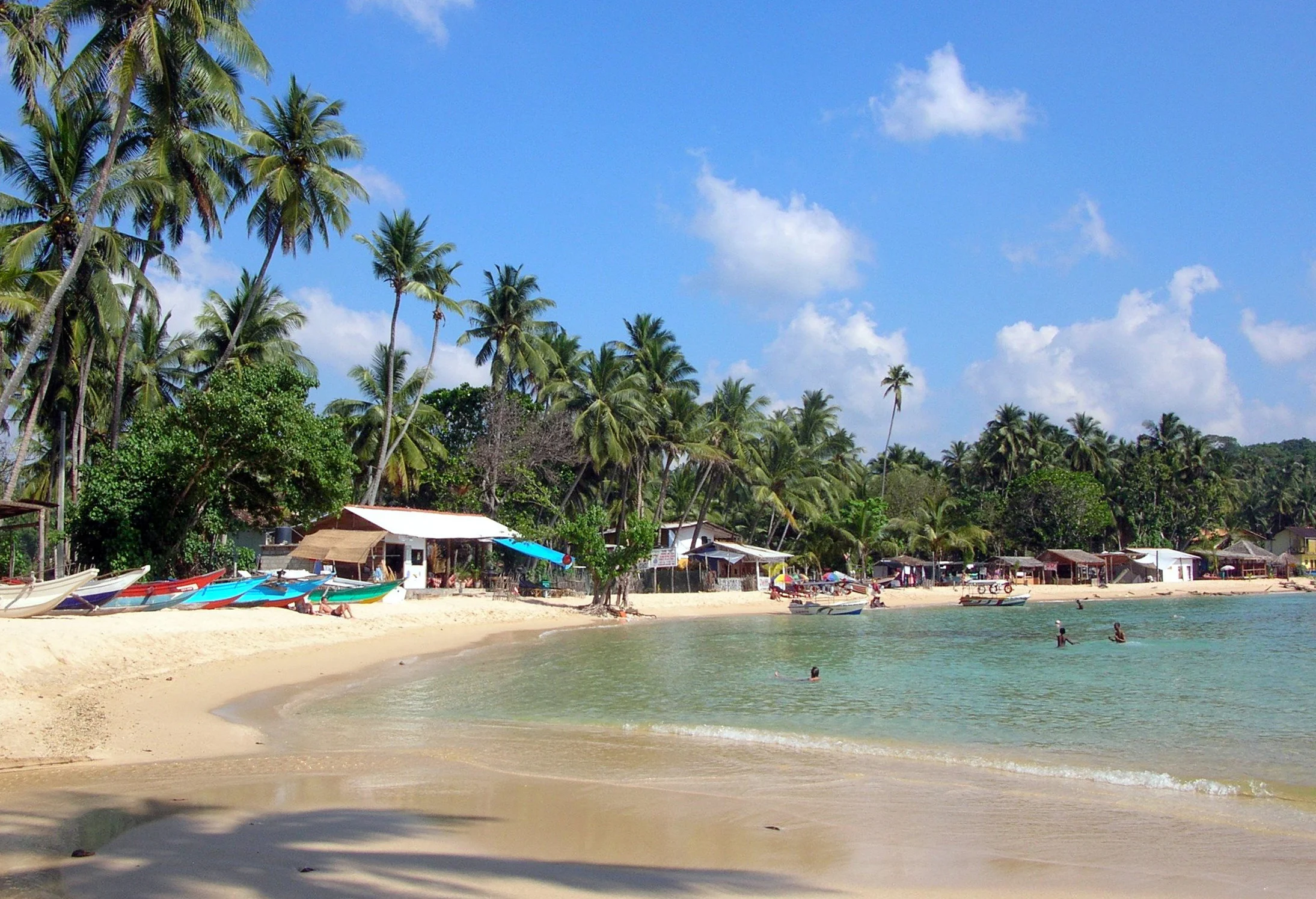 Unawatuna Beach in Sri Lanka