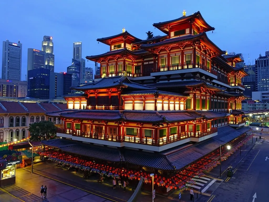 Buddha Tooth Relic Temple in Singapore