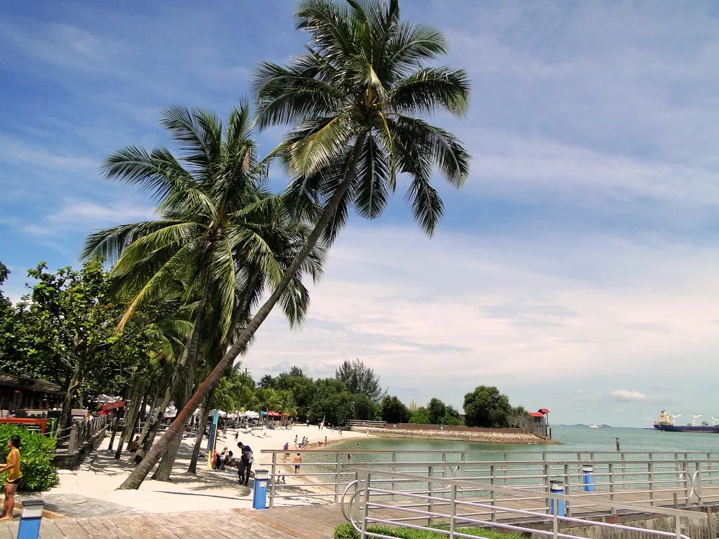 Siloso Beach in Singapore