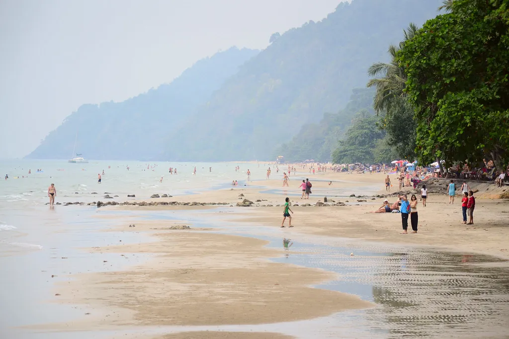 White Sand Beach Koh Chang in Thailand