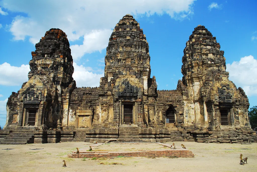 Phra Prang Sam Yot in Thailand