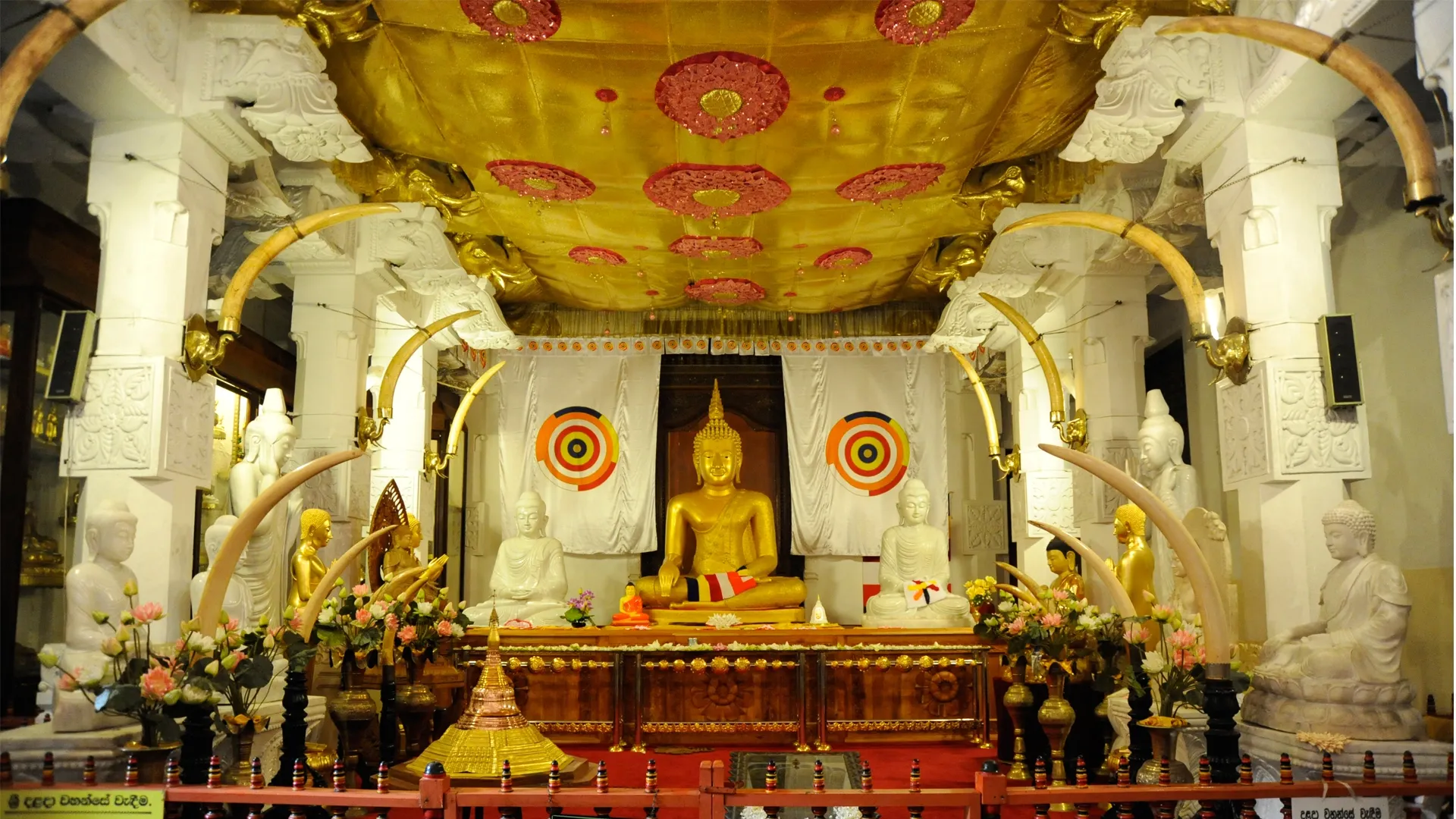 The Temple of the Sacred Tooth Relic in Sri Lanka