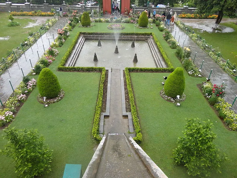 Nishat Bagh in Kashmir