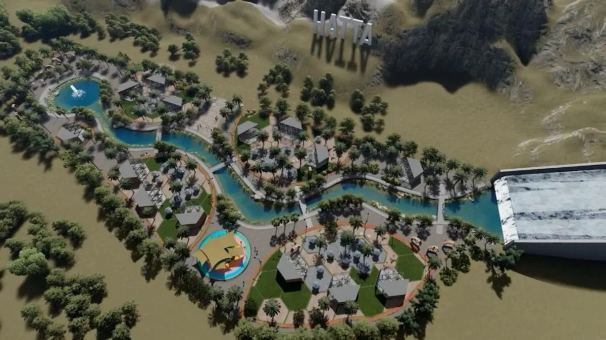Hatta Waterfalls in Dubai