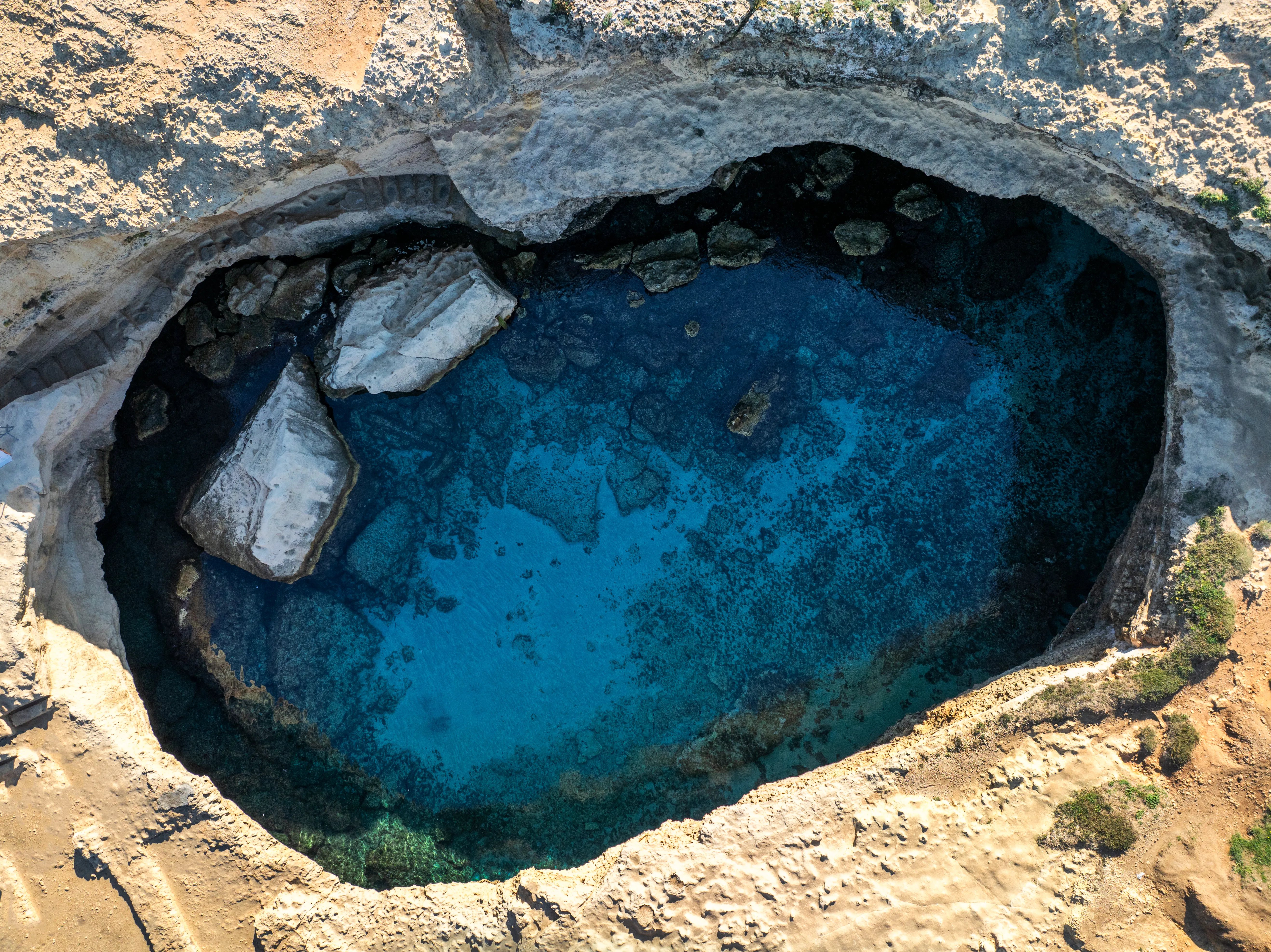 Tawi Atair Sinkhole in Oman