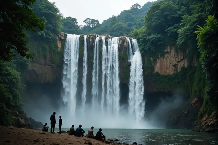 Vihigaon Waterfall in Nashik